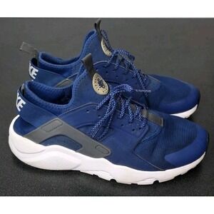 Nike‎ Huarache Sneakers Men 9.5 Royal Blue Shoes Running Active Training